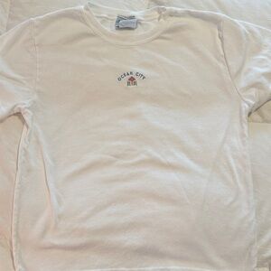 Women's White Short Sleeve Top S